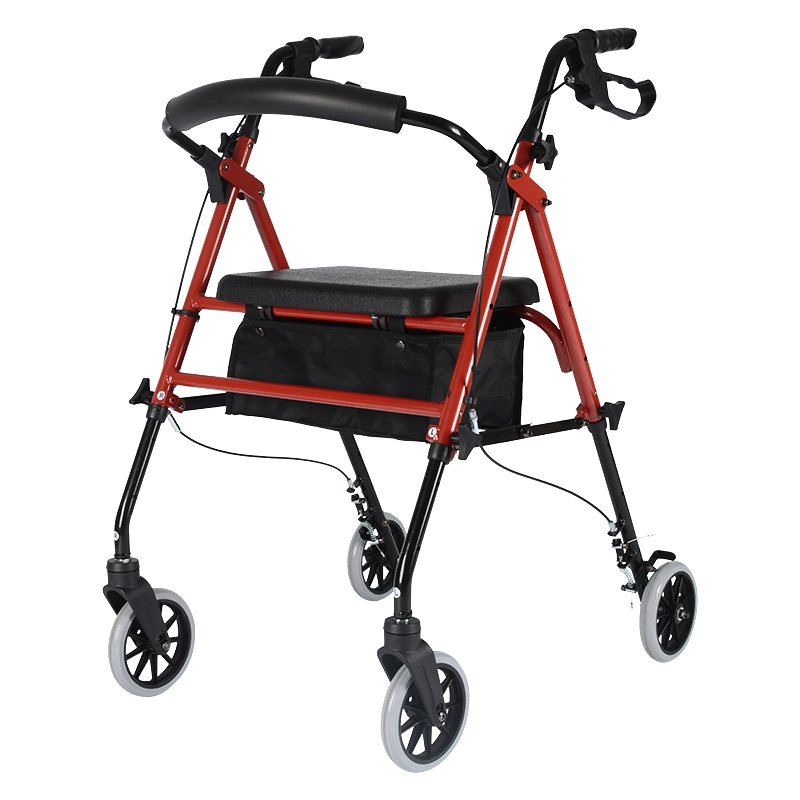 ထိုင်ခုံနှင့်အတူခေါက်နိုင်သော Rollator Walker