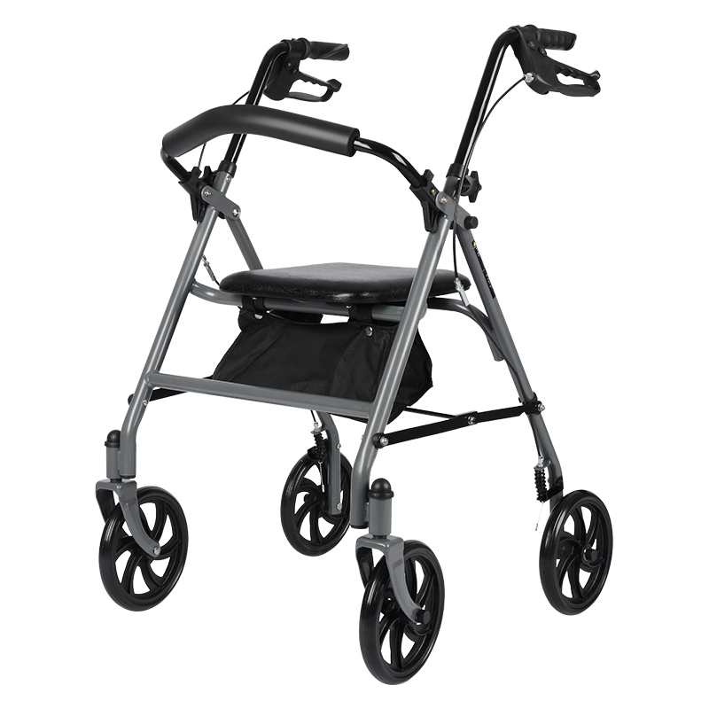 ထိုင်ခုံနှင့်အတူ Outdoor Rollator Walker